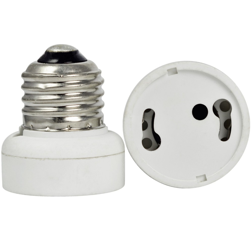 4pcs E26 MediumEdison Screw to GU24 Bin-Pin Base Socket Adapter Converter