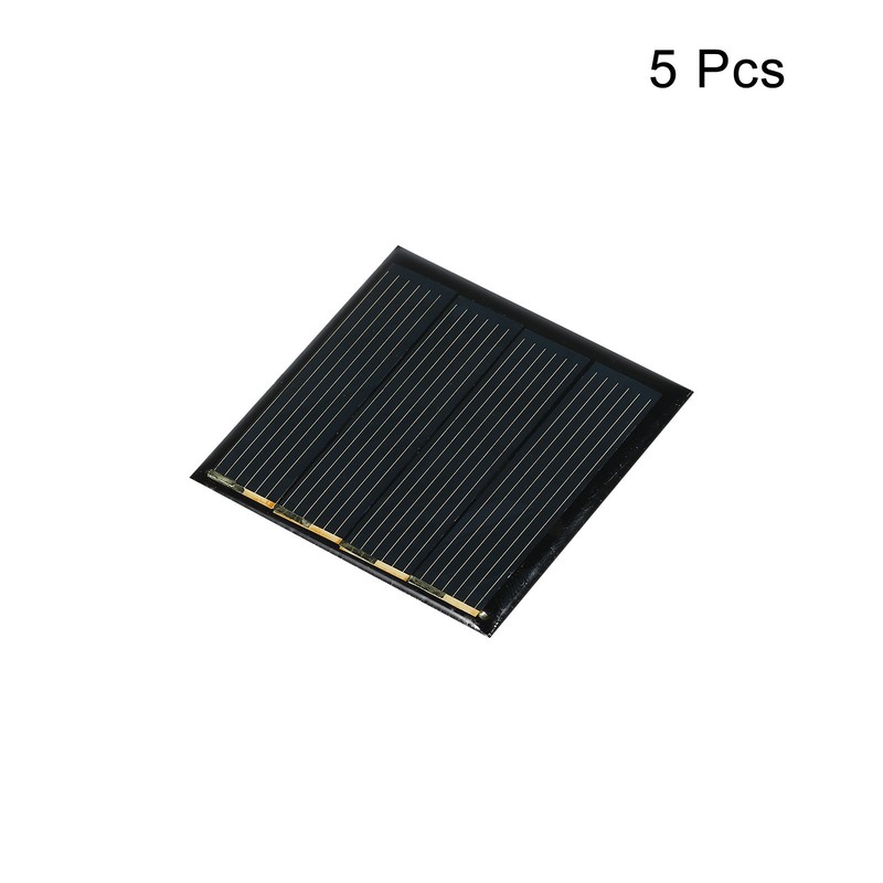5Pcs Mini Solar Panel Cell 2V 110mA 0.22W 44mm x 44mm gallery