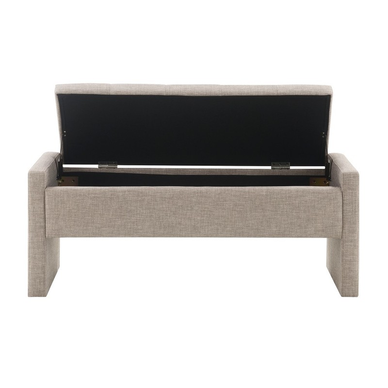 Storage Bed Bench with Storage Space and Arms gallery
