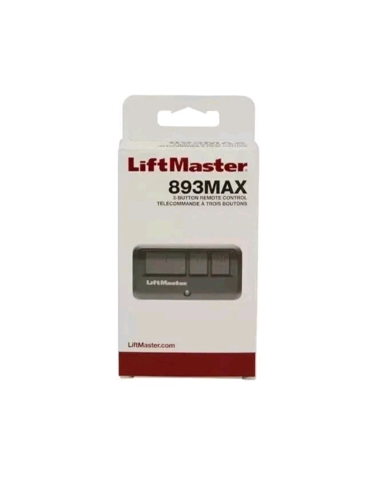 10 PACK LiftMaster 893MAX 3 Button Visor Remote Control Garage Door Opener B gallery