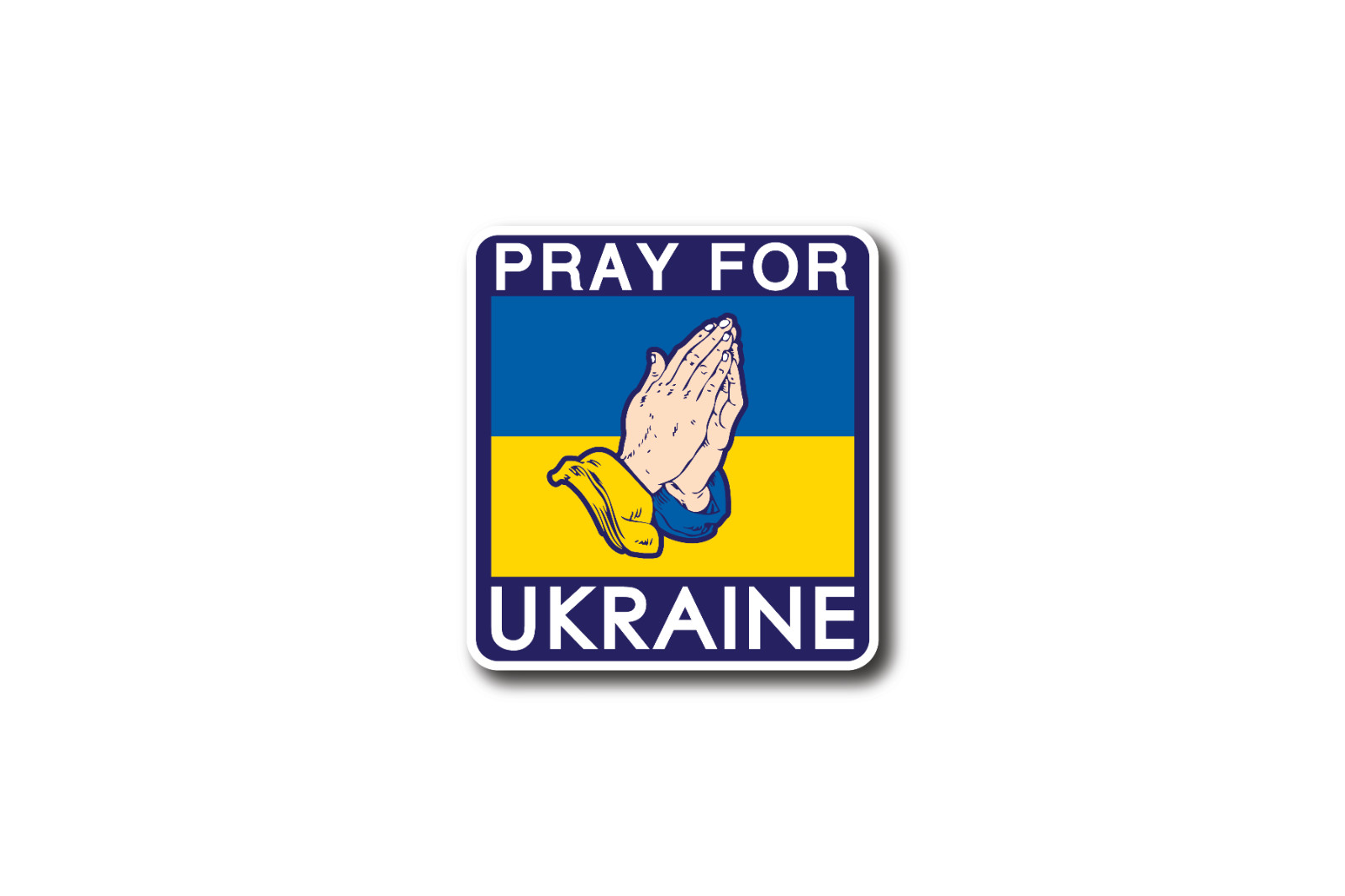 UKRAINE Flag Sticker Decal Vinyl Bumper Car Window Pray for Ukrainian gallery