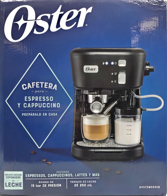 Oster Semi-Automatic Espresso Maker BVSTEM5501B - Black gallery