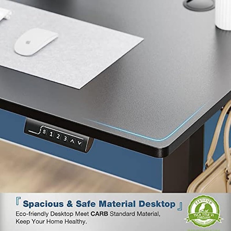 40“ 55" 63” Modern Adjustable Height Electric Standing Desk Home Office Table gallery