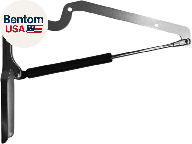 2 Pack Lid Piston Shock Hinge Support Gas Strut for Keter Deck Box Hinges, Repla gallery