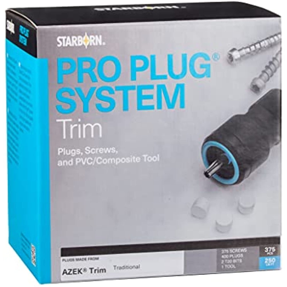 Pro Plug PVC Plugging System for AZEK Traditional Trim - Stainless Steel- 375