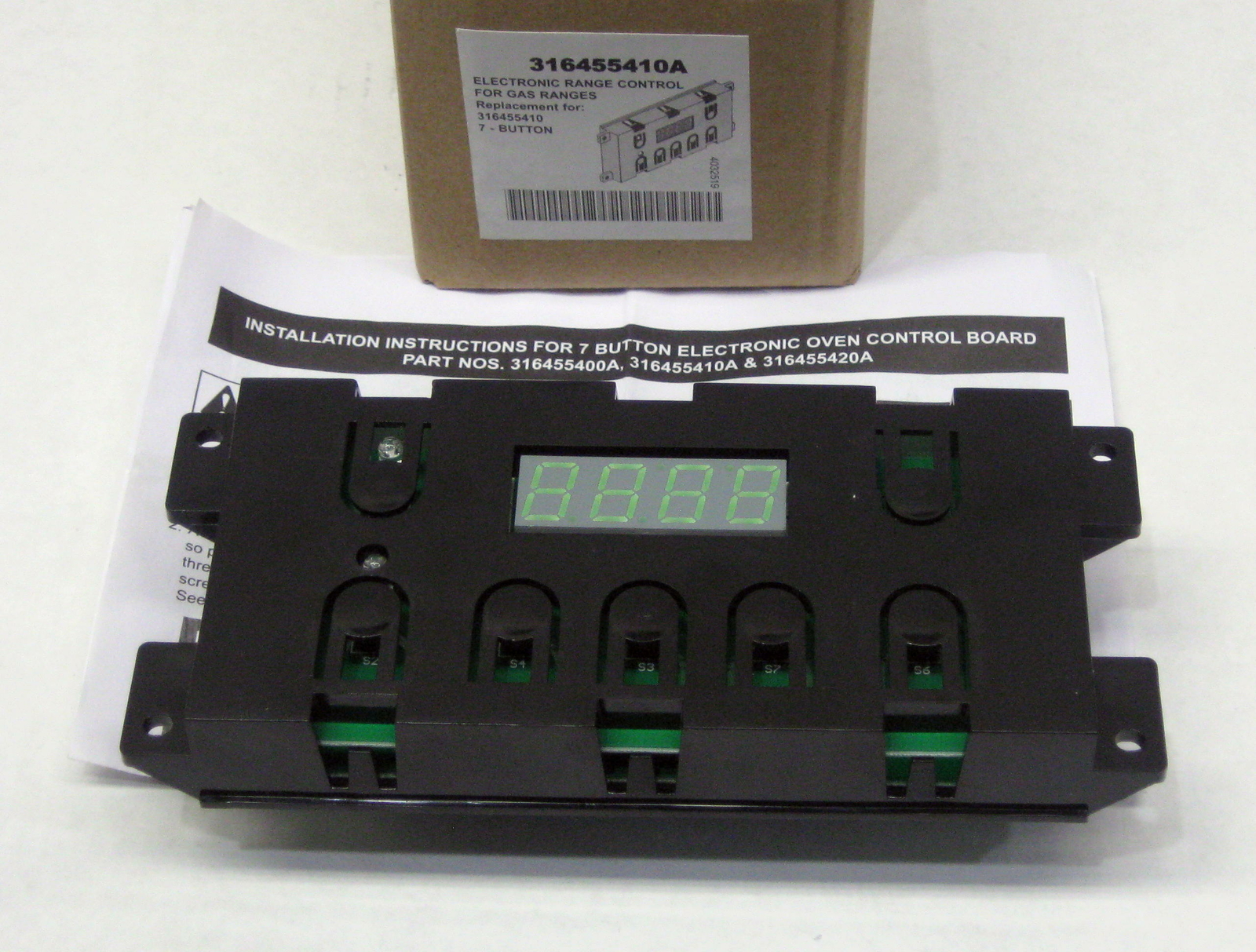 Range Oven Control Panel Clock for Electrolux 316455410 AP3959387 PS1528268 gallery