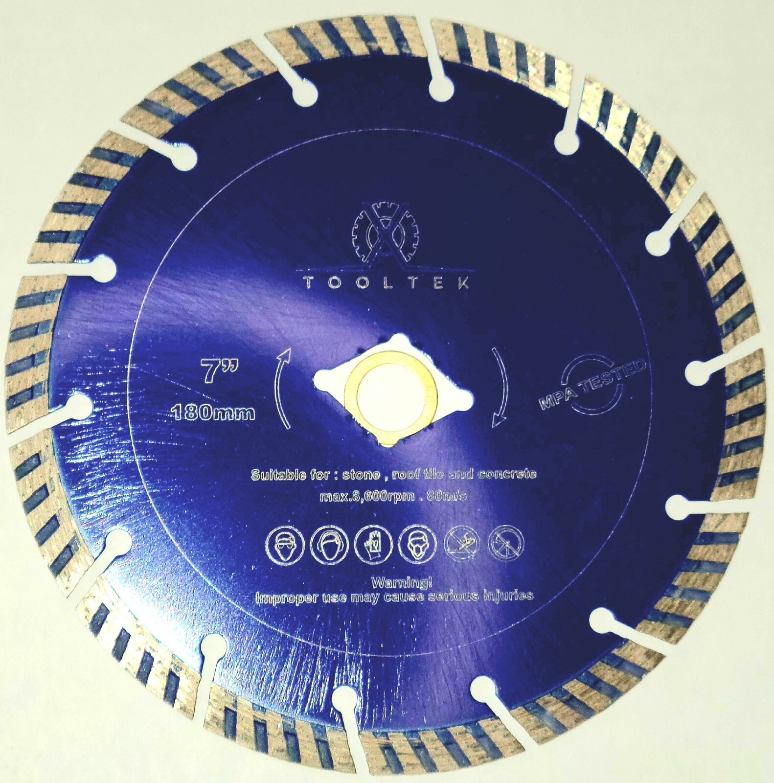 7" Turbo Segmented Diamond Blade [12Pcs for $7.00 Each] gallery