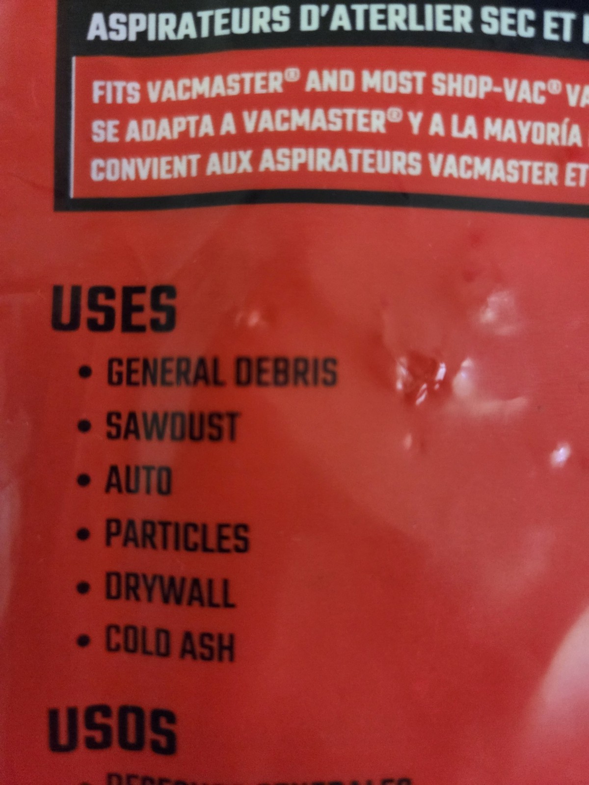Craftsman High Efficiency Collection Bags 4-9 Gallon Vacuum (2) Lot Of 2 New gallery