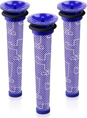 3-Pack Pre-Filter Replacement for Dyson V6 V7 V8 DC58 DC59 (Part #965661-01)