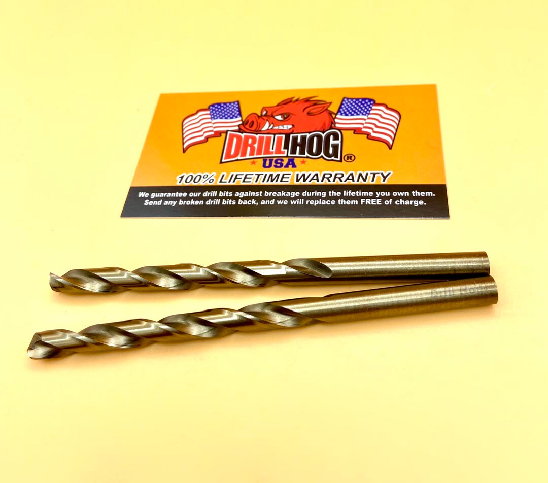 #7 Drill Bit #7 Number Bit "7" Cobalt M42 (2-Pack) Drill Hog® Lifetime Warranty gallery