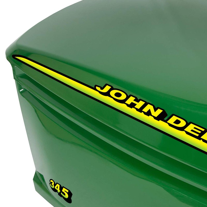 New Replacement Decal Set for John Deere 345 Lawn Tractor Hood Vinyl Sticker Kit gallery