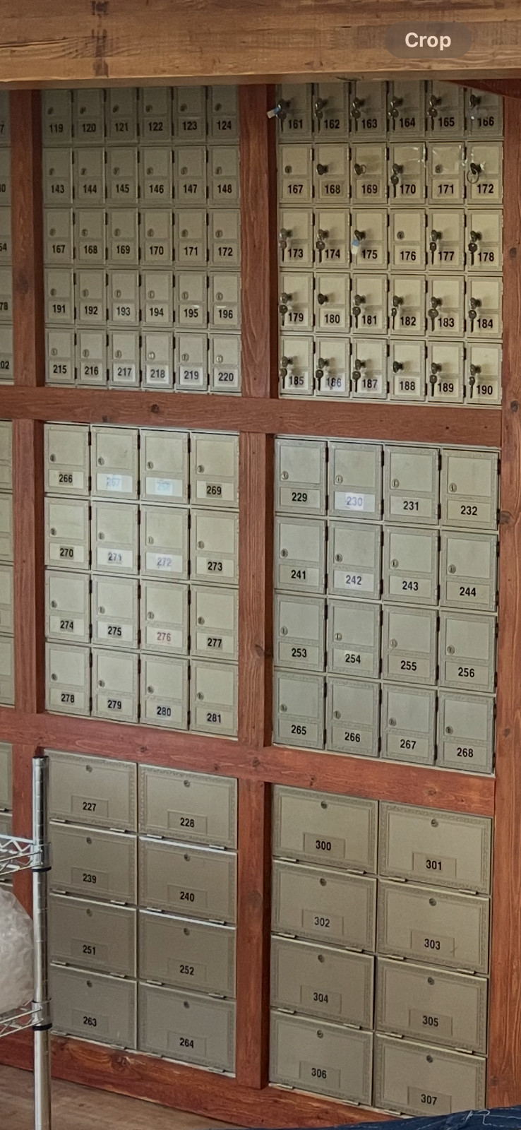Mailbox clusters most w/ keys. Small, Med and Large. 9 available. sold as is. gallery