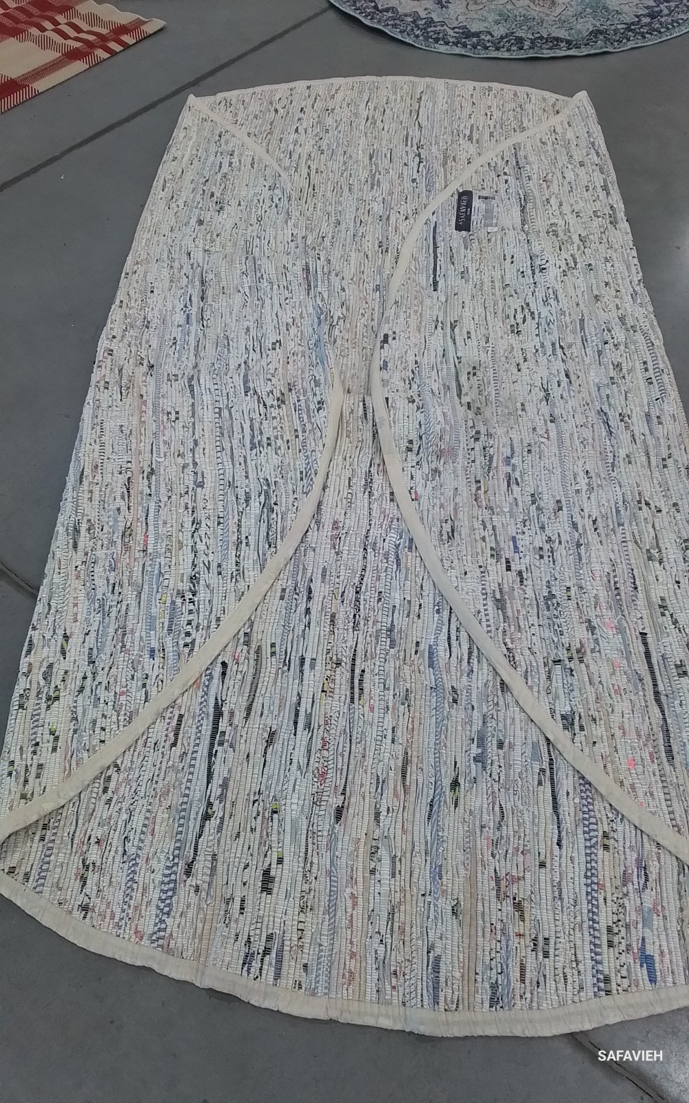 IVORY / MULTI 9'-0" x 9'-0" Back Stain Rug, Reduced Price 1172784868 RAR121G-9R gallery