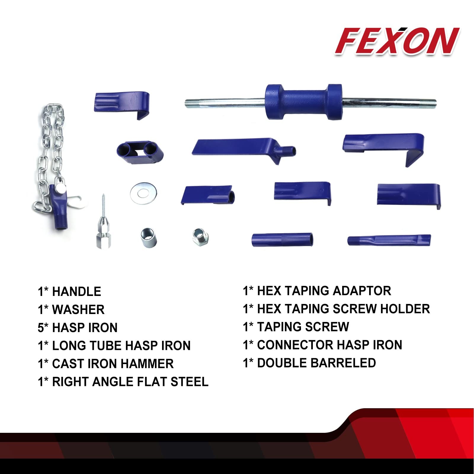 FEXON Automotive Dent Puller with Universal Slide Hammer Auto Body Truck... gallery