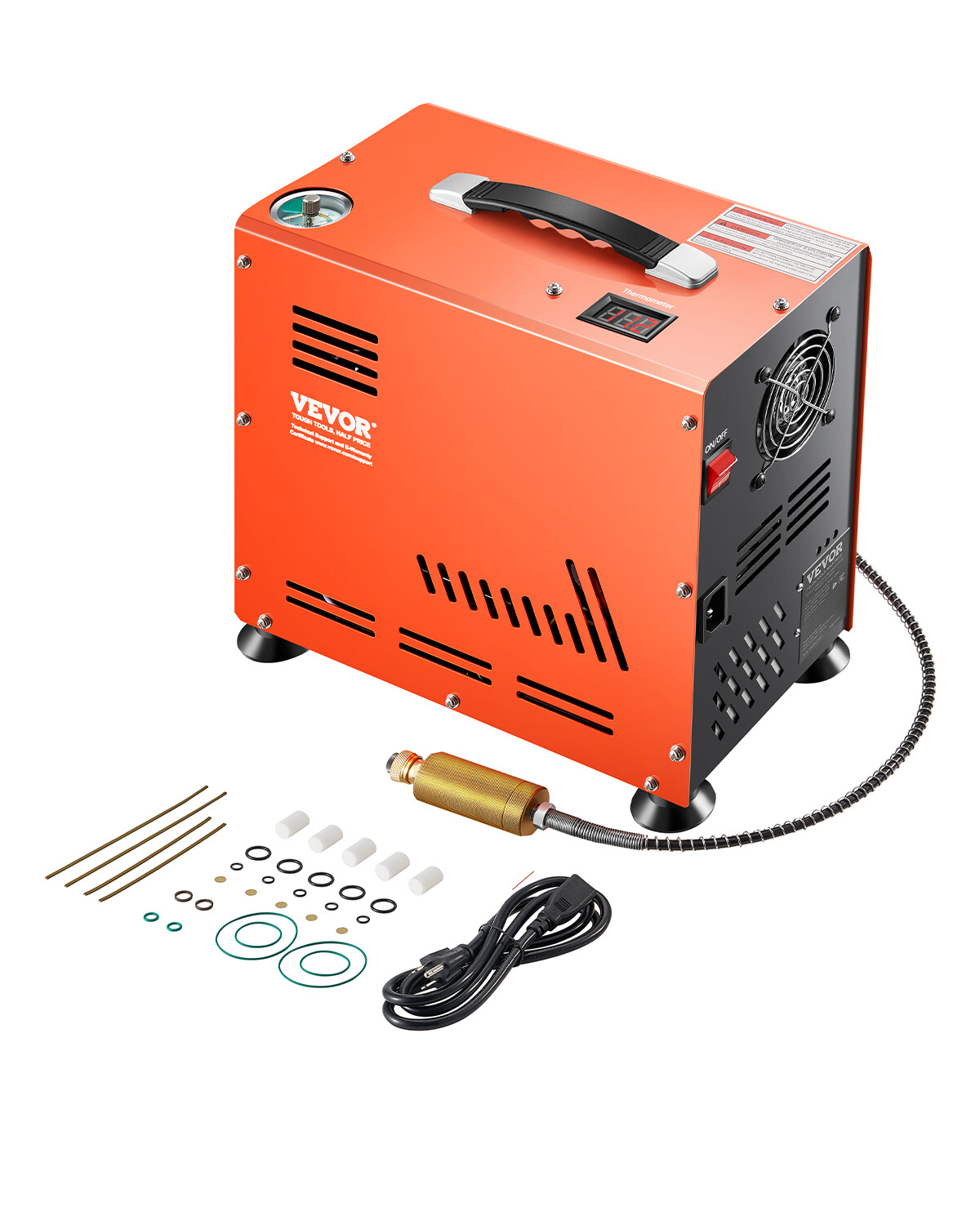 PCP Air Compressor 800W Dual-Cylinder PCP Airgun Compressor 4500PSI Auto Stop gallery