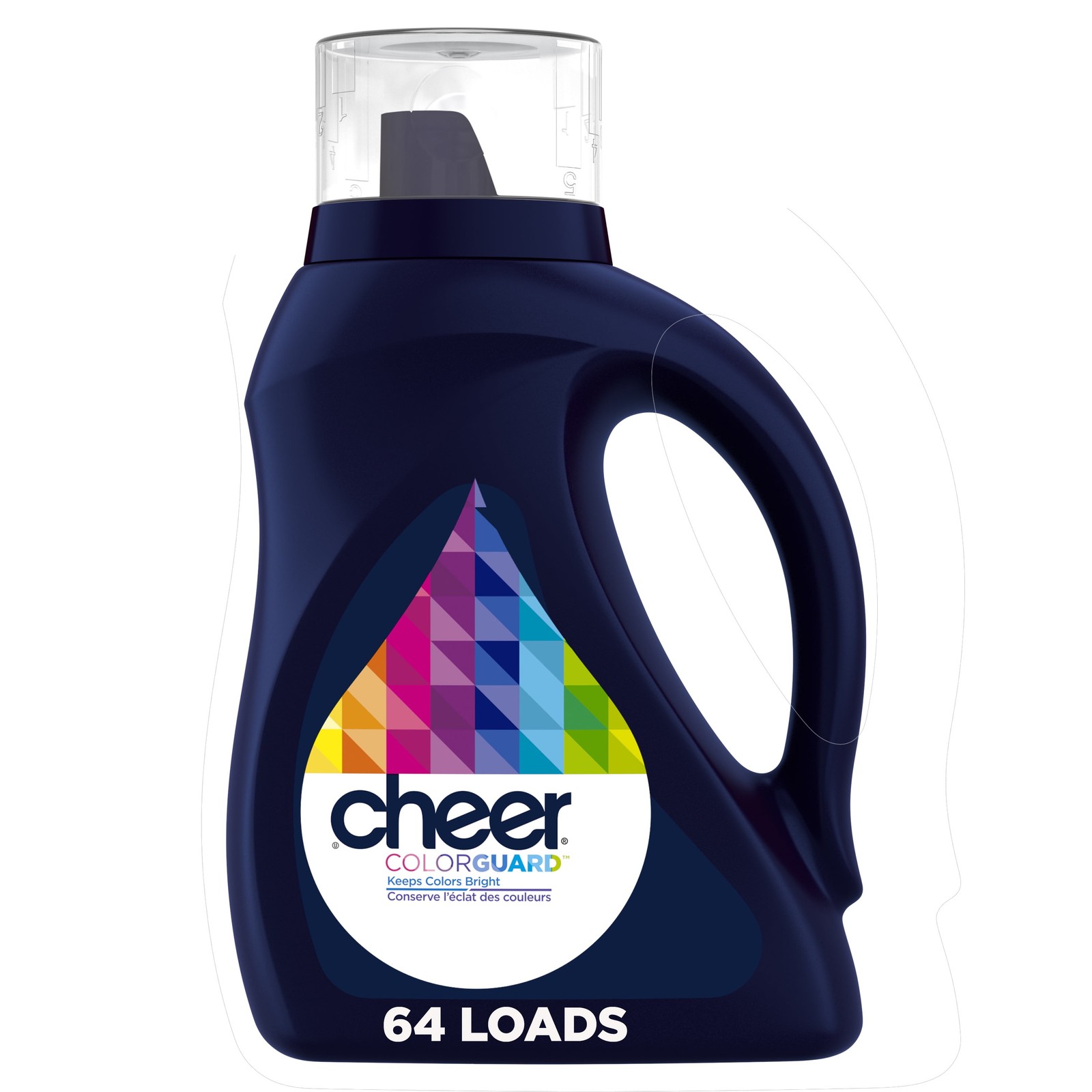 Cheer Liquid Laundry Detergent, HE Compatible, 92 fl oz, 64 Loads gallery