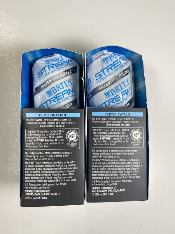 2 Original BRITA STREAM Filter As You Pour Pitcher Replacement Cartridges 0B05 gallery