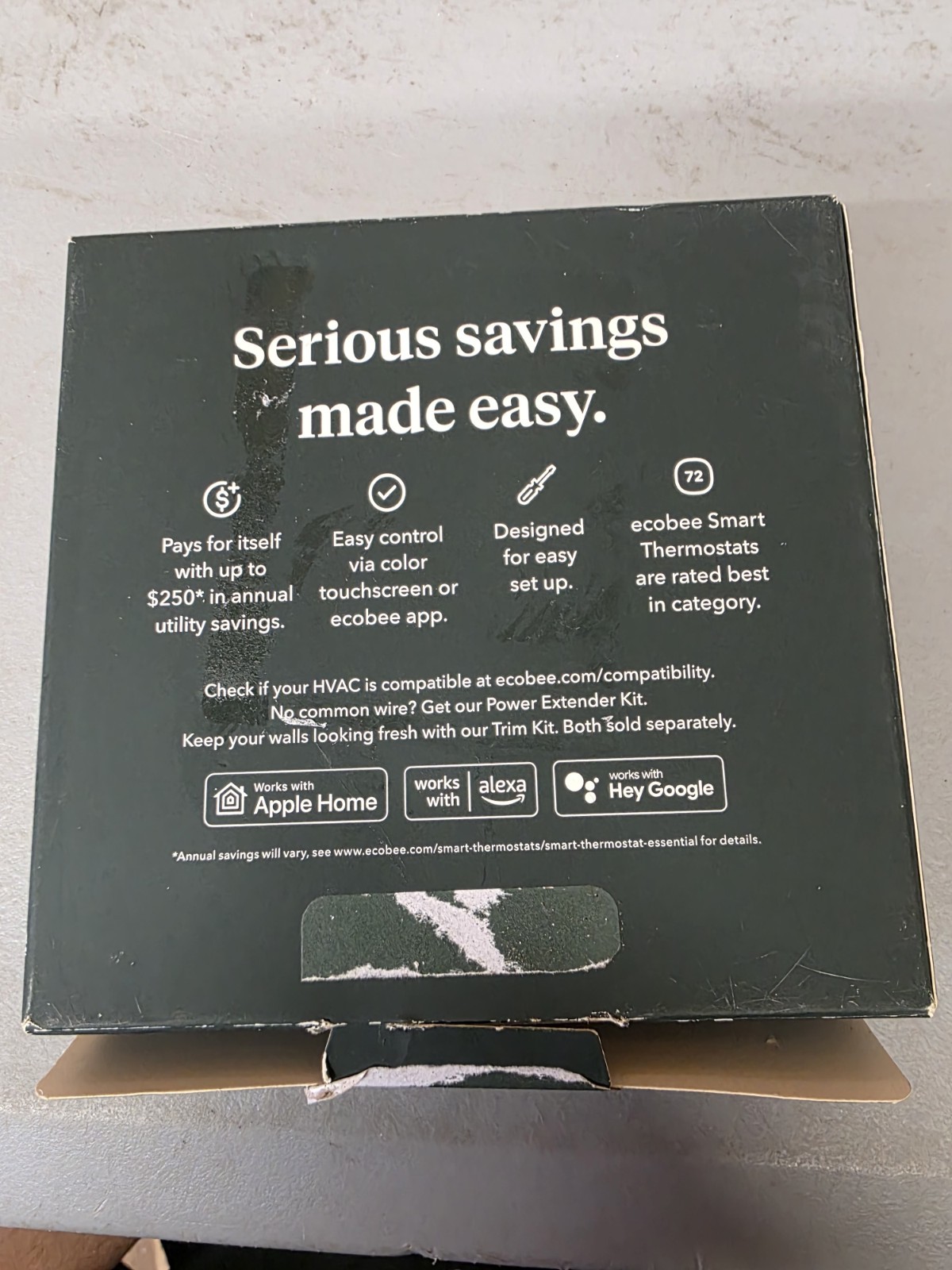 Ecobee Smart Thermostat Essential EB-STATE7-01 Programmable (New/Open Box) gallery