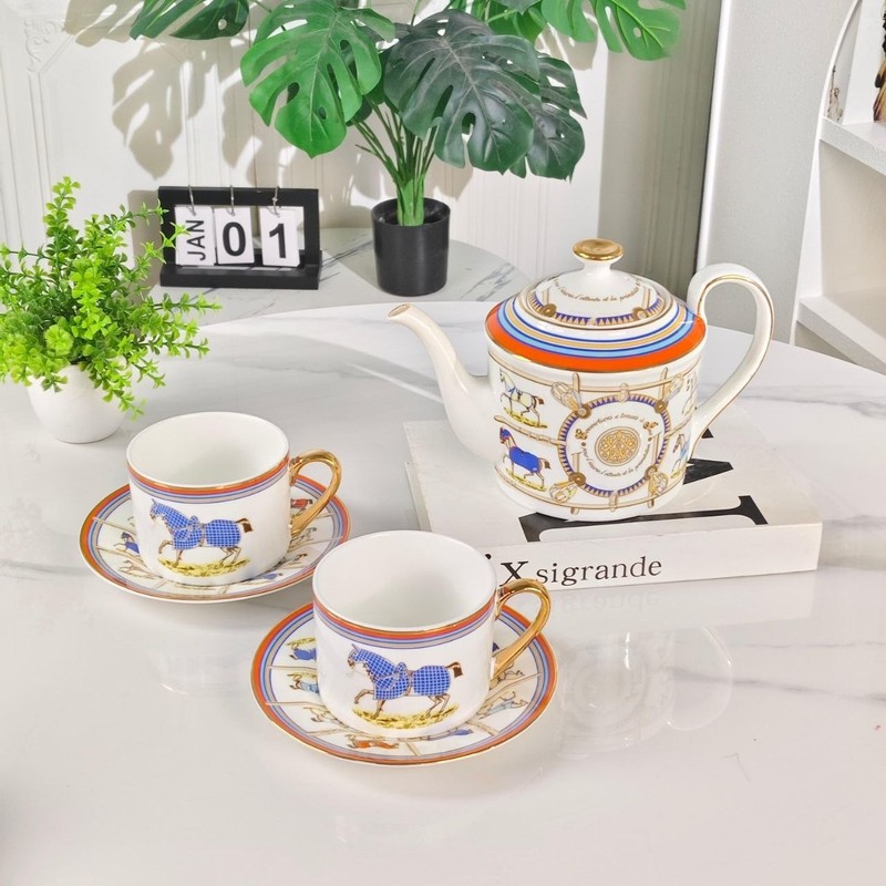 Hermes tea set of 5 gallery