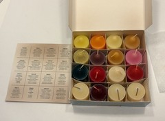 PartyLite Votive Sampler Box CS0214 Set of 16 Unused Candles Some Box Damage