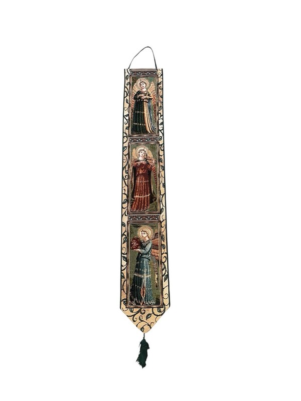Angelic Concerto Tapestry Bell Pull Wall Hanging Decor Religious 40”x6.25” gallery
