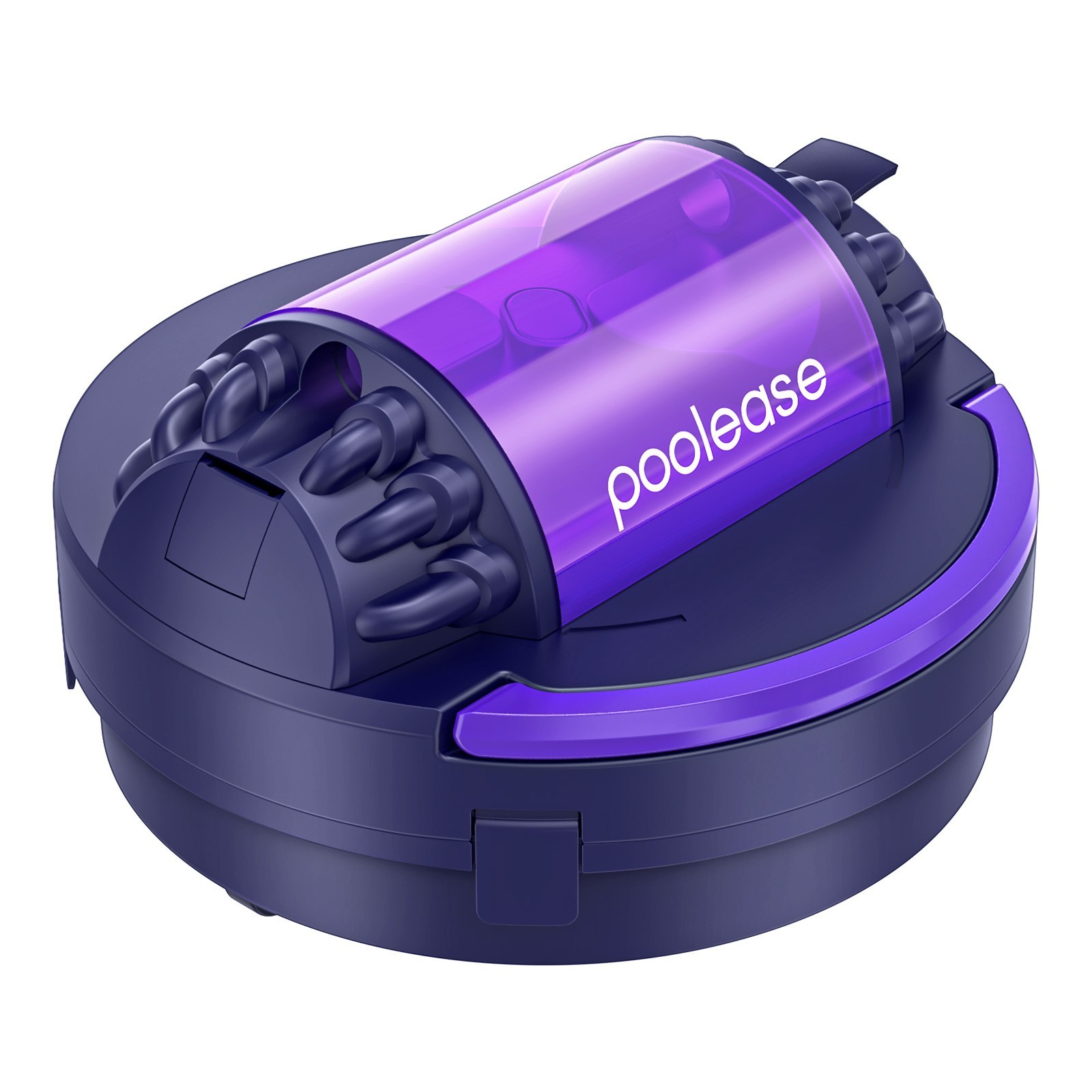 POOLEASE Cordless Robotic Pool Cleaner Pool Vacuum for Above-Ground Flat Pool gallery