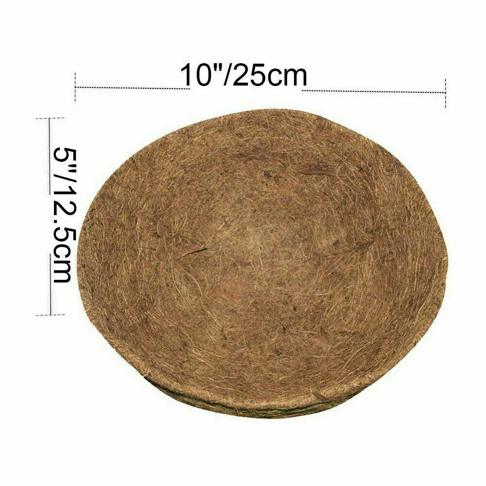 100% Natural Round Coconut Coco Fiber Planter Liners for Hanging Basket Flowers gallery