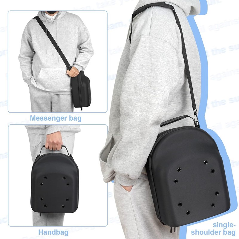Hard Shell Baseball Hat Carrier Travel Case with Adjustable Shoulder Strap gallery