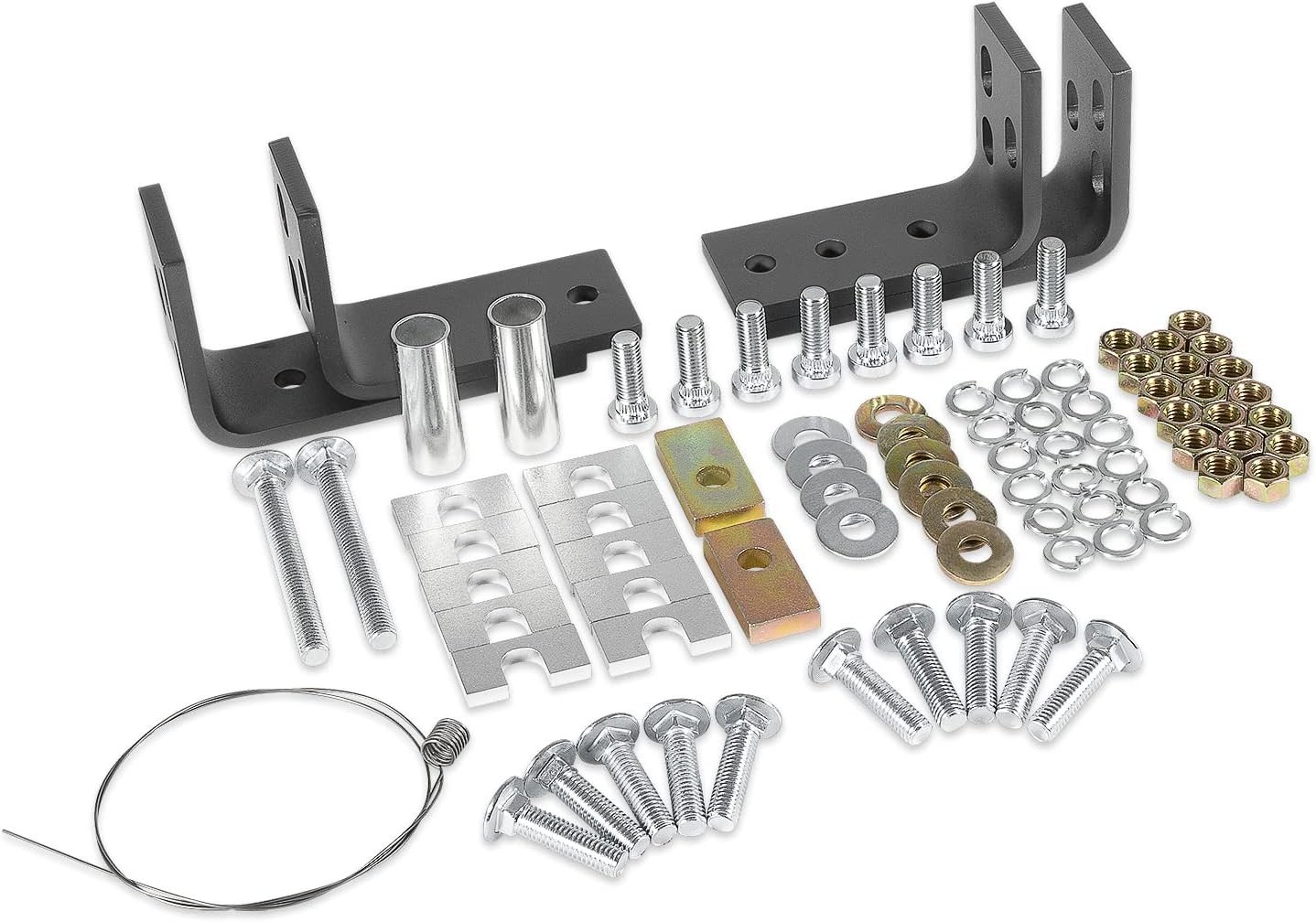 Universal Installation Kit w/Hardware and Brackets for Reese 5th Wheel Black gallery