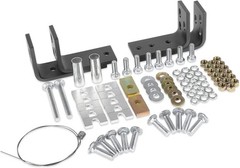 Universal Installation Kit w/Hardware and Brackets for Reese 5th Wheel Black