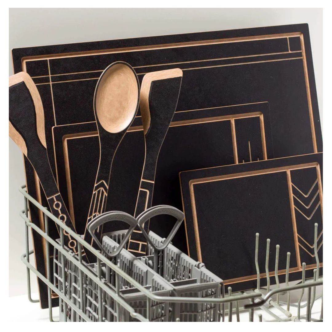 Epicurian Frank Lloyd Wright Collection Modern Cutting Board Medium NEW! gallery