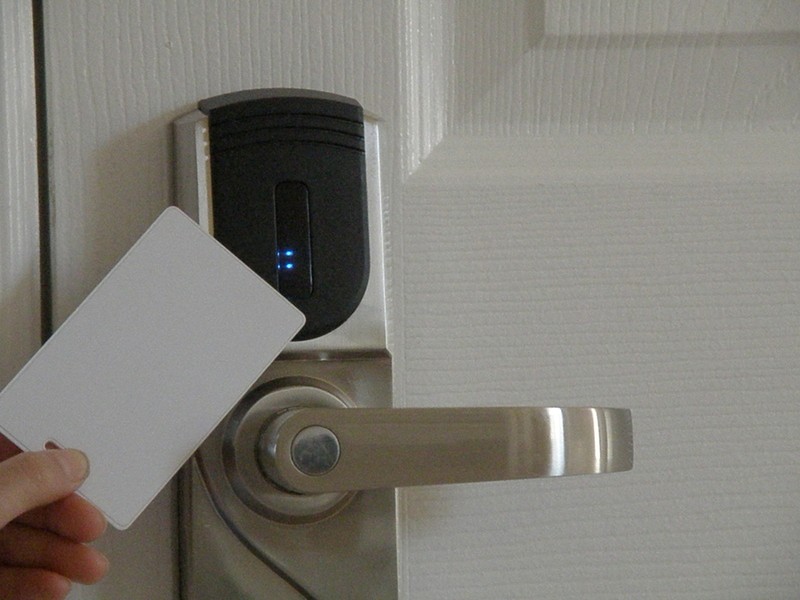 RFID Keyless Electronic Lock: Weatherproof, Battery Operated, Programmable, RH gallery