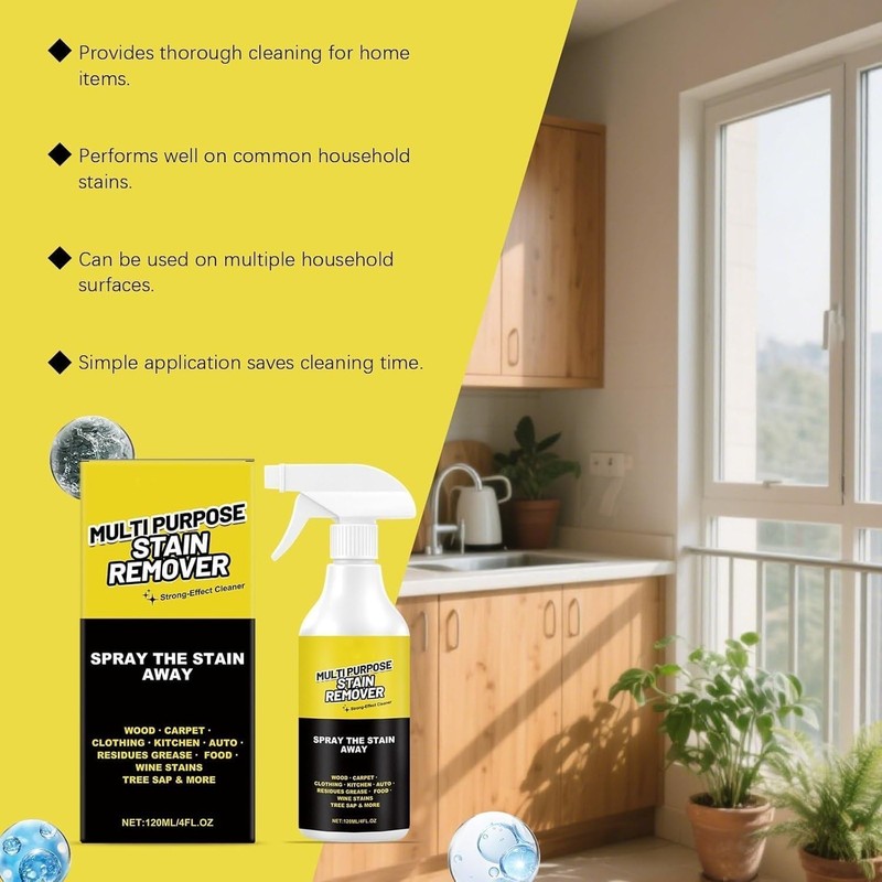 Alien Power Spray，Multi-Purpose Stain Remover, Heavy-Duty All-Surface Cleaner Qu gallery