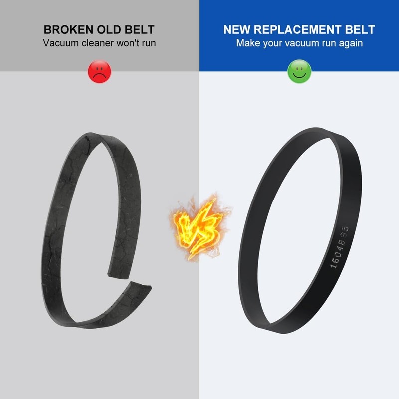 Replacement Belts Bissell Powerforce Compact Model 2112 Vacuum Cleaner(2-Pack).. gallery