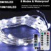 USB Twinkle LED String Fairy Lights 5-20M 50/100/200LED Copper Wire Party Remote gallery