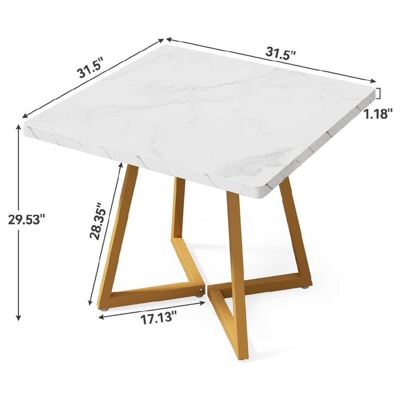Square Dining Table Wood Kitchen Table Executive Computer Desk Conference Table gallery