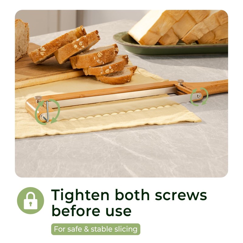 Sourdough Bread – Extra Large Bread Slicer for Homemade Bread with Thickness ... gallery