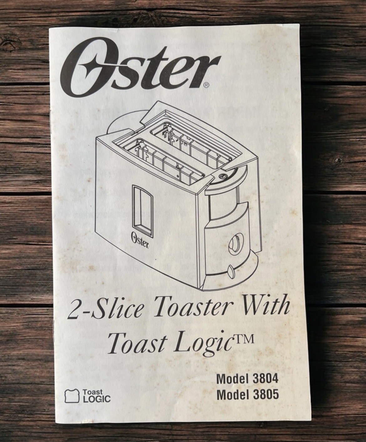 VTG Oster Toast Logic Toaster User Manual ONLY Instructions Model 3804 3805 gallery