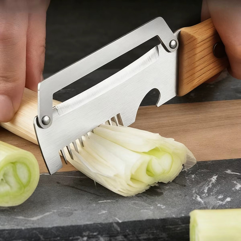 NEW 2 in 1 Multi-Functional Vegetable Peeler for Kitchen Stainless Steel Peeler gallery