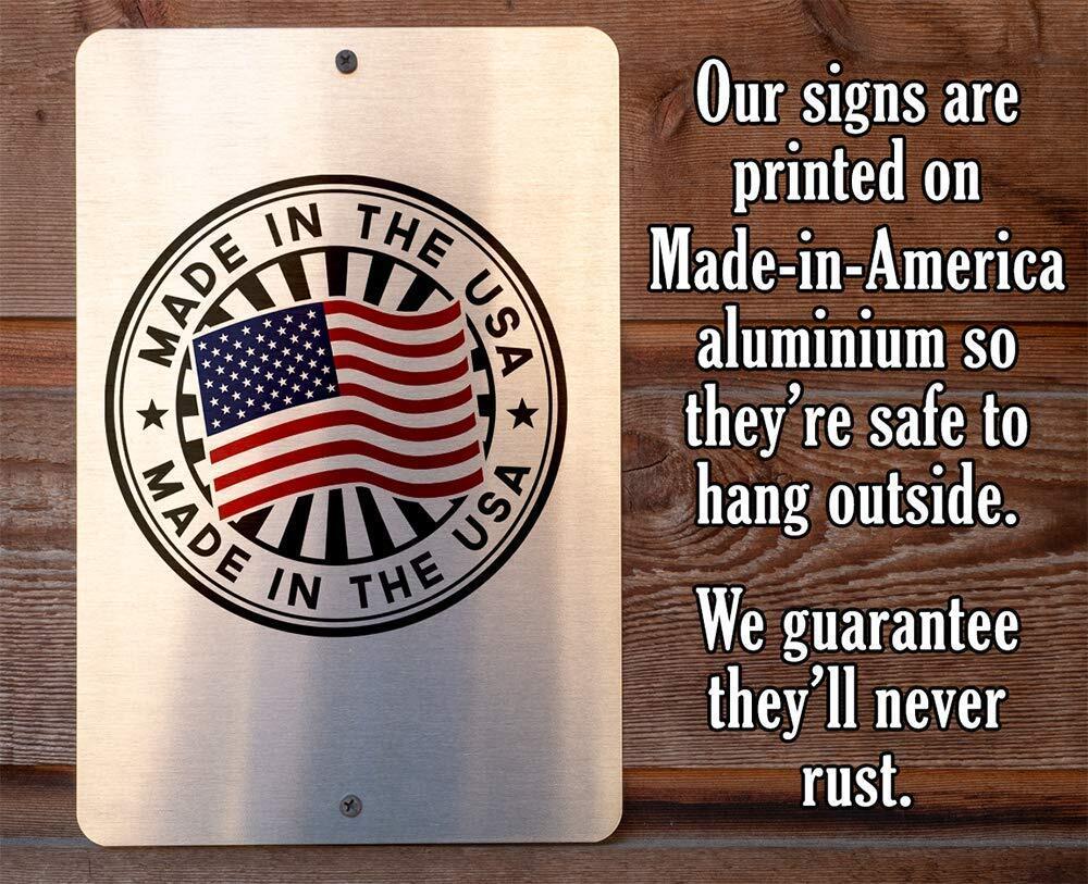 Personalized Garden Sign Decor - Custom Durable Metal Plaque - 8" x 12" gallery