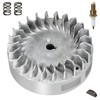 Aluminum Flywheel 10krpm for Predator 212cc 224cc GX200 Mini Bike Parts"" gallery