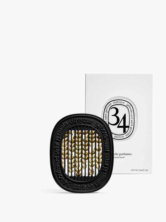 Diptyque Car Diffuser Case + Scented Insert Refill Set Car Fragrance Fast Ship
