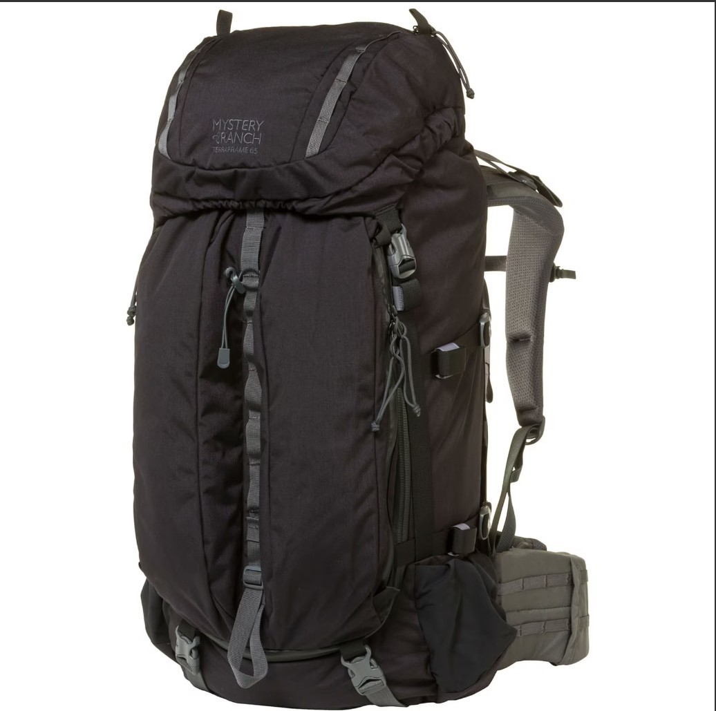 MYSTERY RANCH Terraframe 65L Backpack Black Guide Light MT New