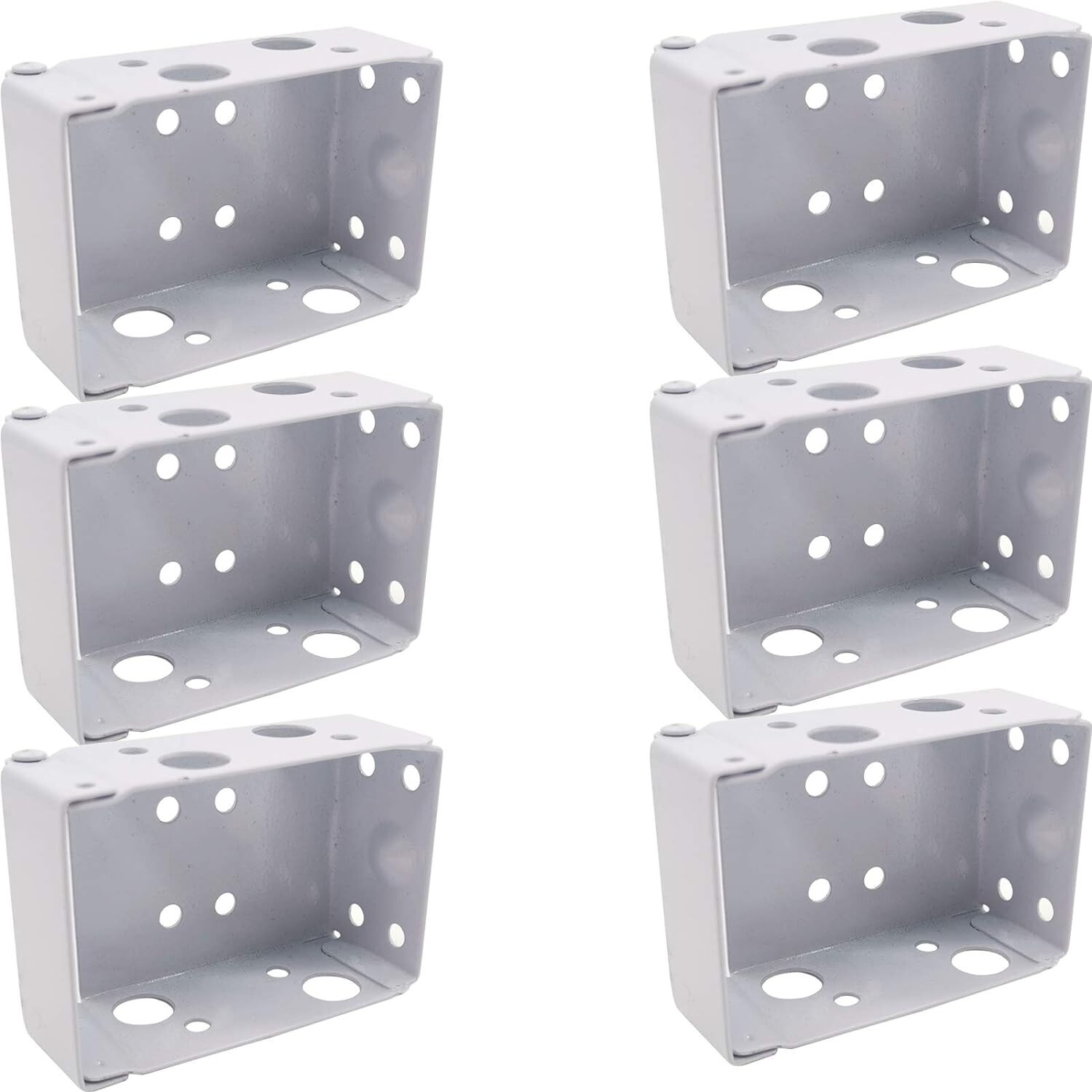 6PCS 2Inch Blind Brackets Low Profile Box Mounting Bracket for Window Blinds Wh gallery