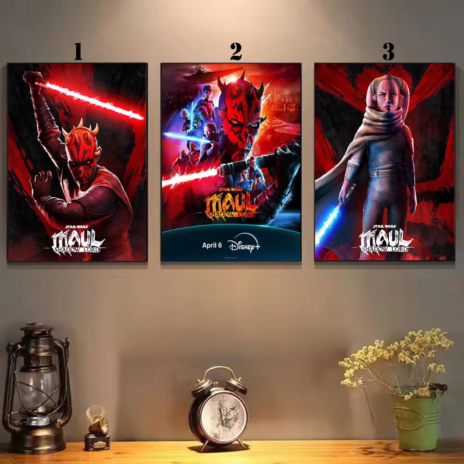 Star Wars Maul Shadow Lord Poster – April 6, 2026 Release,Movie Poster Unframed gallery