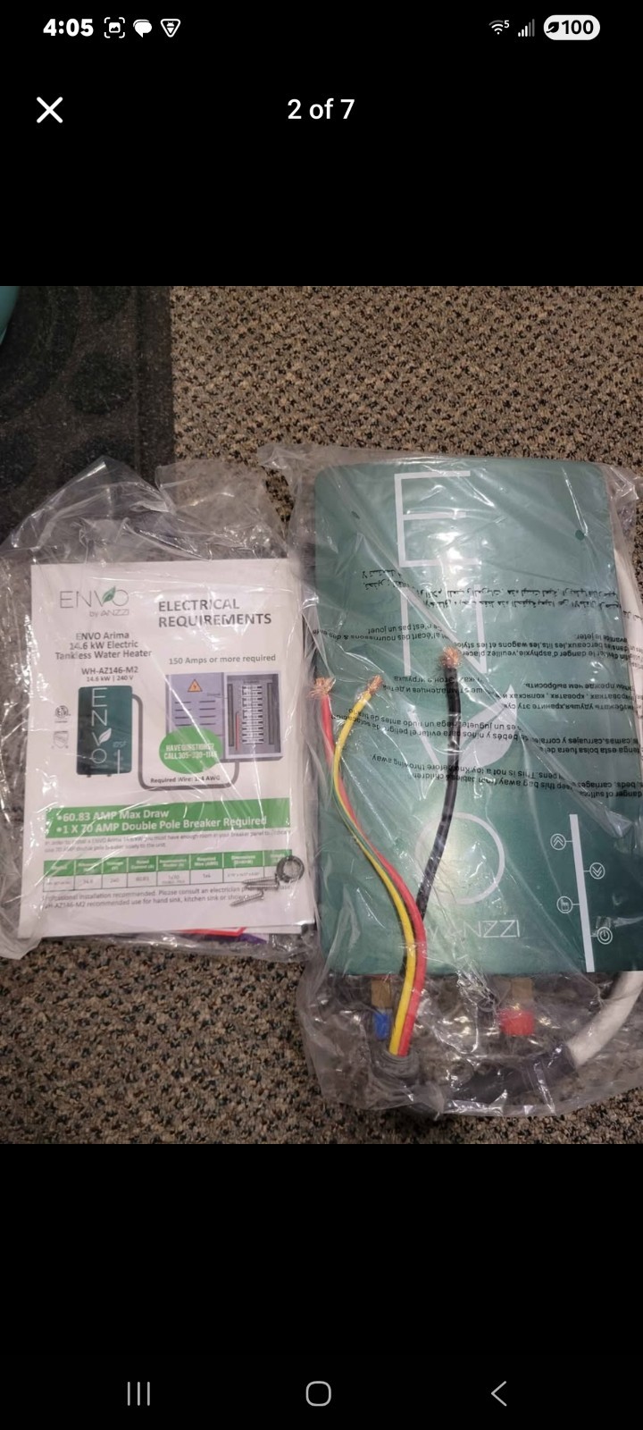 New Envo by Anzzi Single Phase Tankless Water Heater gallery