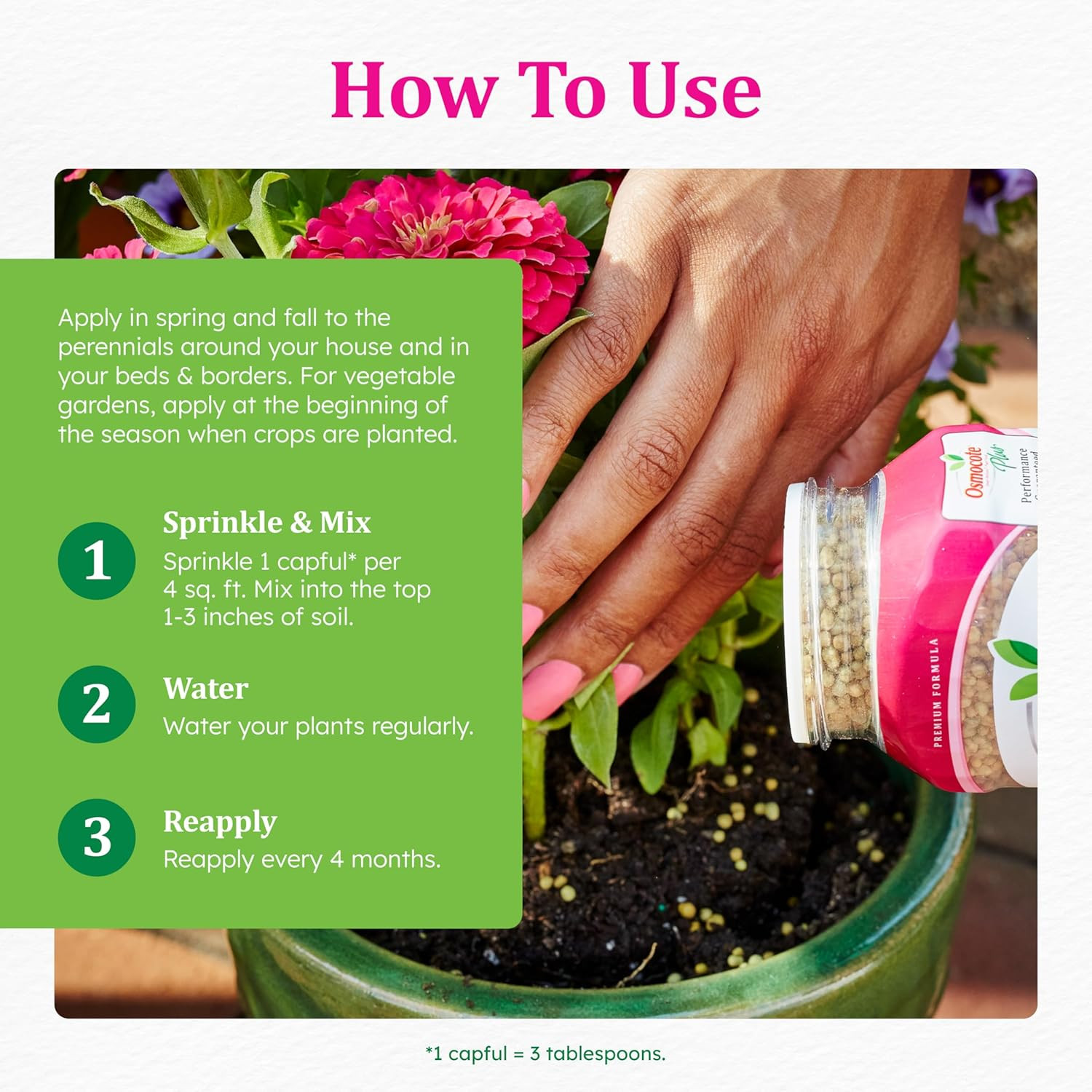 Osmocote Smart-Release Plant Food Plus, Indoor & Outdoor Fertilizer, 1 lb. gallery