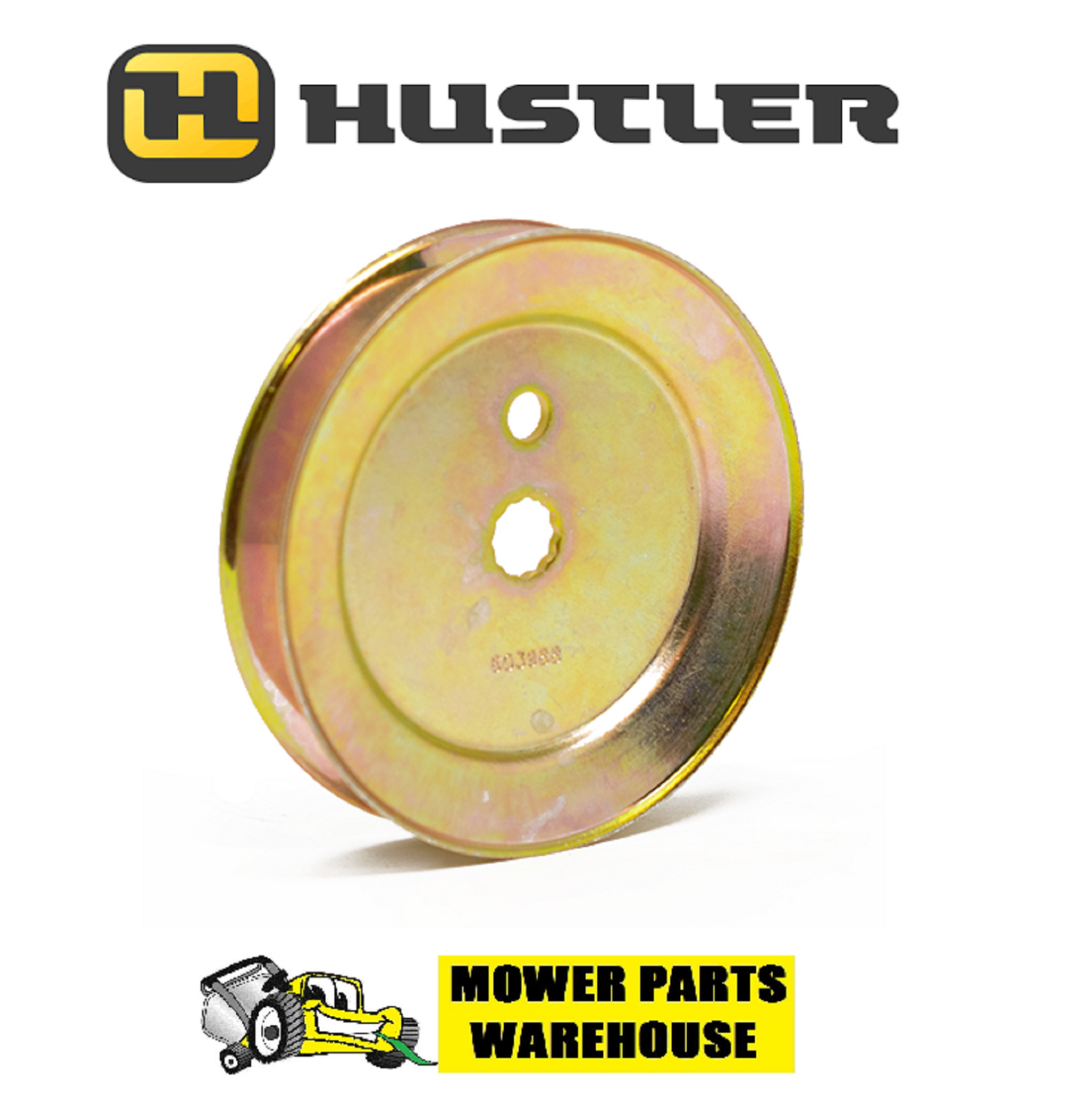 NEW OEM HUSTLER 603988 BLADE SPINDLE DRIVE PULLEY RAPTOR 42" 52" DECK gallery
