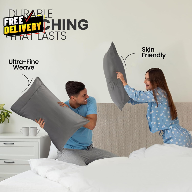 Pillow Cases Queen Size 2 Pack Soft Brushed Microfiber Envelope Closure..... gallery