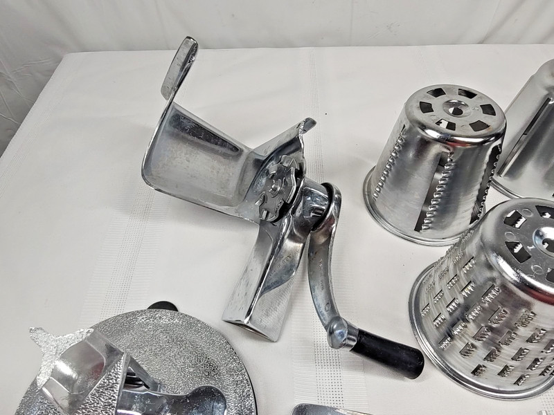 Vintage King Kutter Food Processor Cutter Chopper Slicer 5 Cones Healthy Gourmet gallery